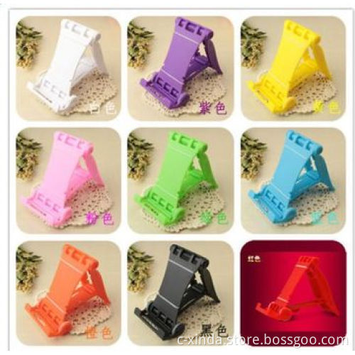 Promotional Universal Foldable Plastic phone stand holder for iPhone/iPad/tablets PC